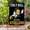 NFL Pittsburgh Steelers Mickey I Only Roll Double Sided Printing Garden Flag