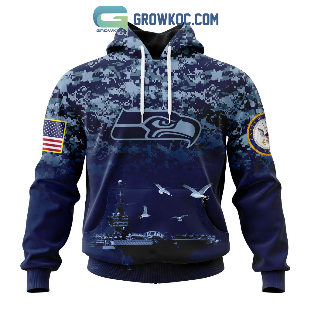 NFL Seattle Seahawks Honor US Navy Veterans Personalized Hoodie T Shirt2B1 zz6D6