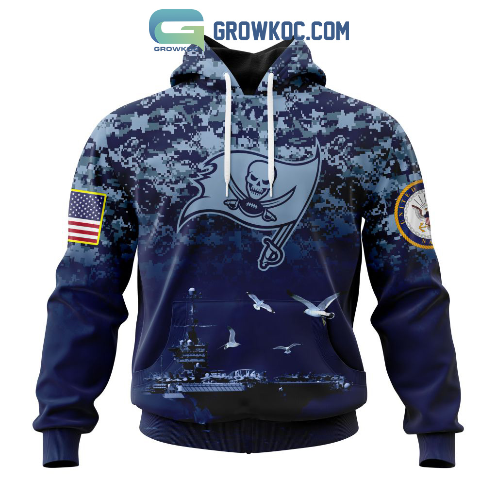 NFL Tampa Bay Buccaneers Honor US Navy Veterans Personalized Hoodie T Shirt2B1 wRXJp