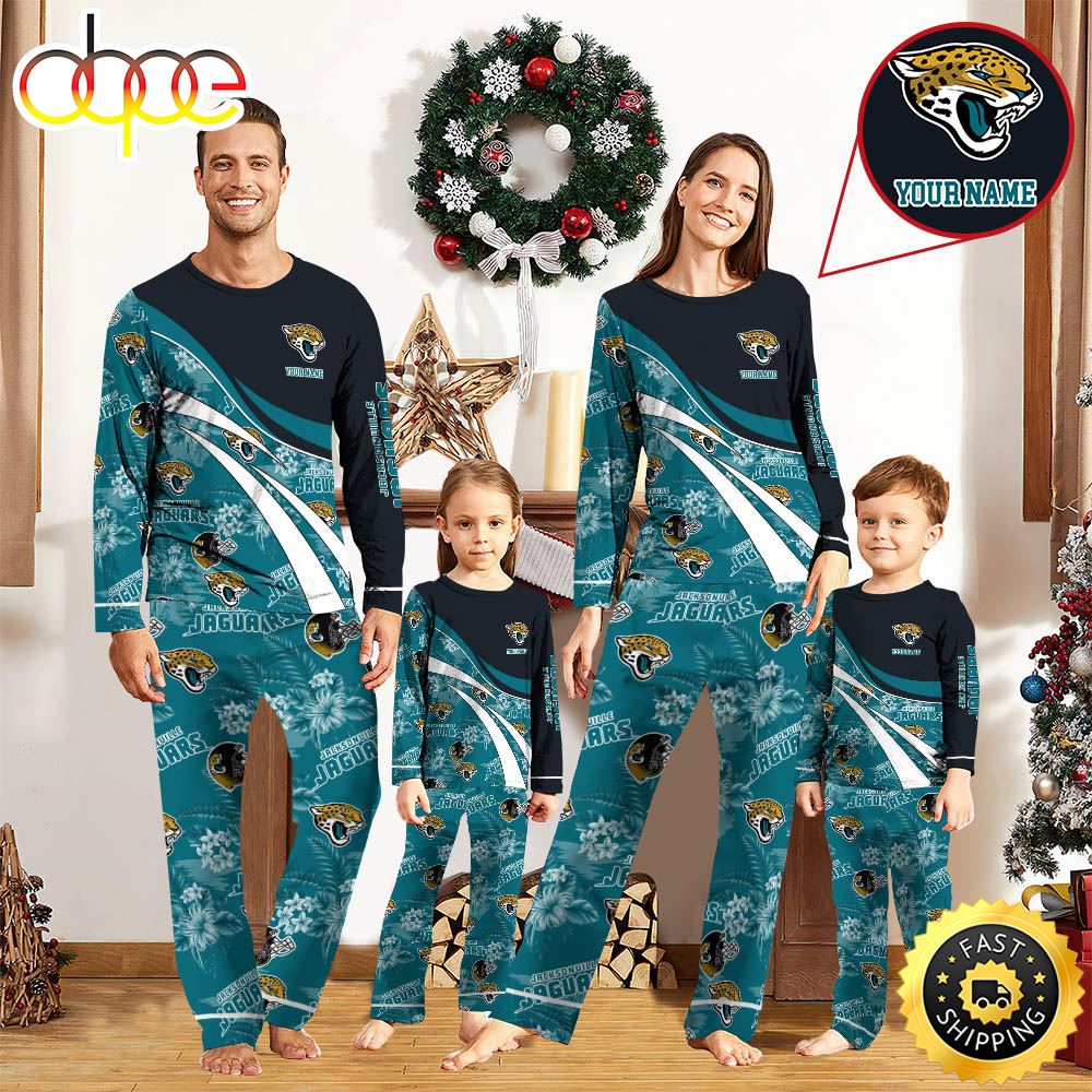 NFLJacksonville Jaguars Pajamas Personalized Your Name Football Team Pajamas xmahqm