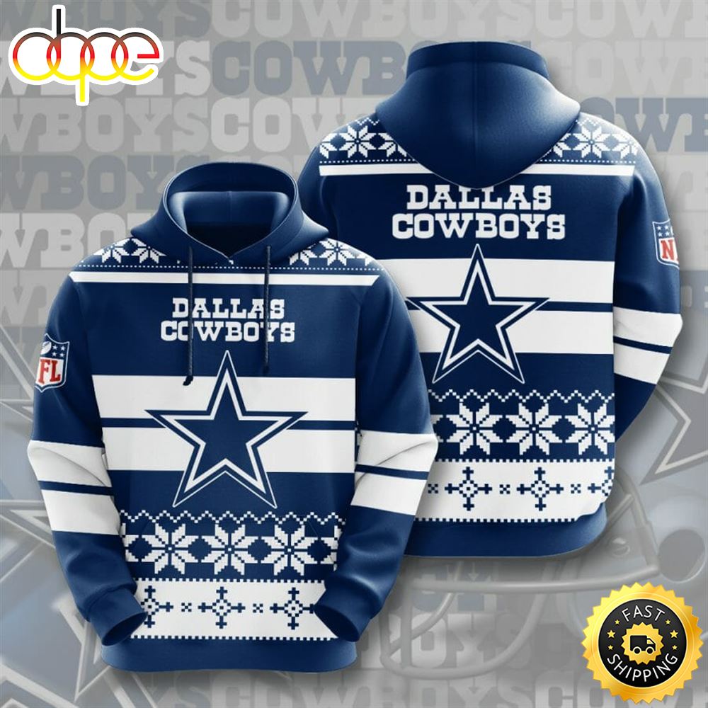 NFL Dallas Cowboys Christmas Football Christmas Hoodie All Over Print Shirt