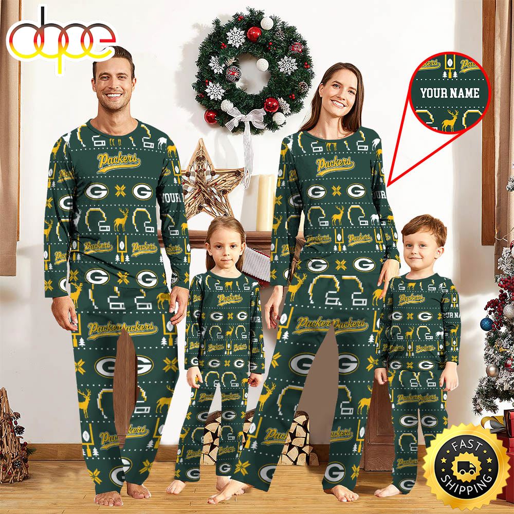 NFL Green Bay Packers Sport Pajamas Custom Your Name m1s9ui