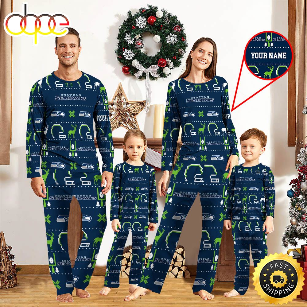 NFL Seattle Seahawks Sport Pajamas Custom Your Name vq3who