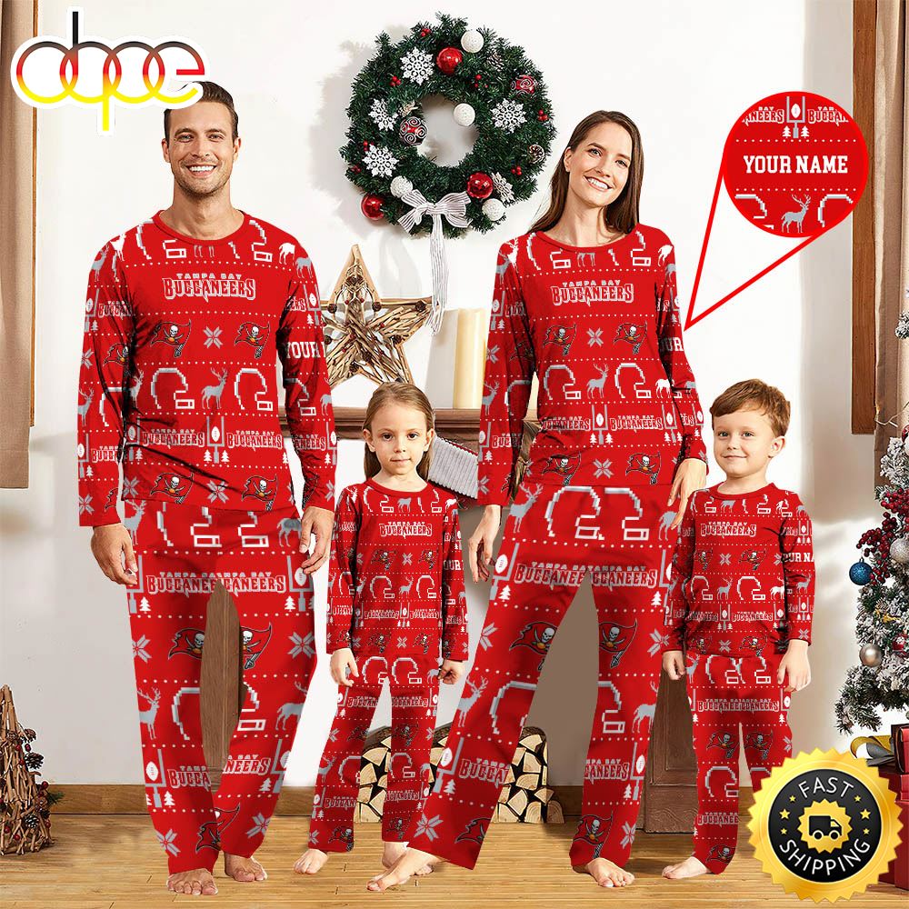 NFL Tampa Bay Buccaneers Sport Pajamas Custom Your Name obzkuj