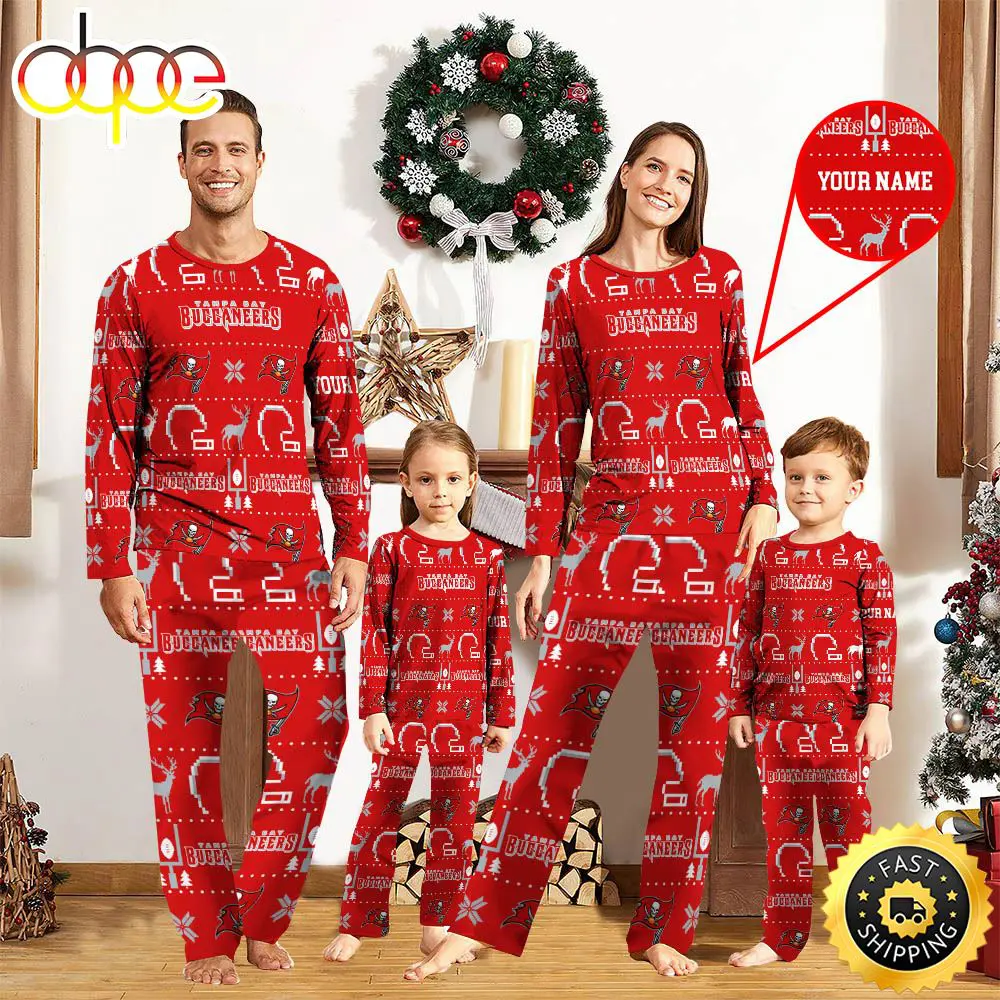 NFL Tampa Bay Buccaneers Sport Pajamas Custom Your Name obzkuj
