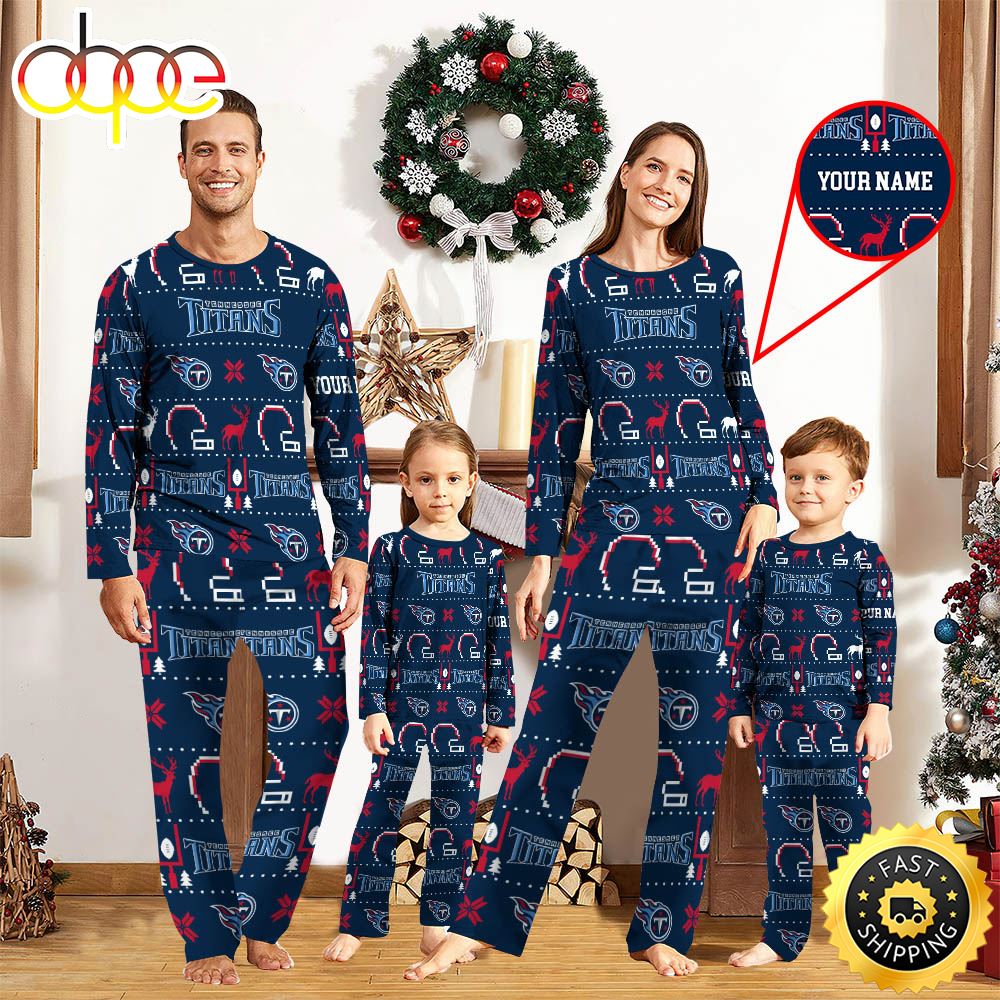 NFL Tennessee Titans Sport Pajamas Custom Your Name ukqccc