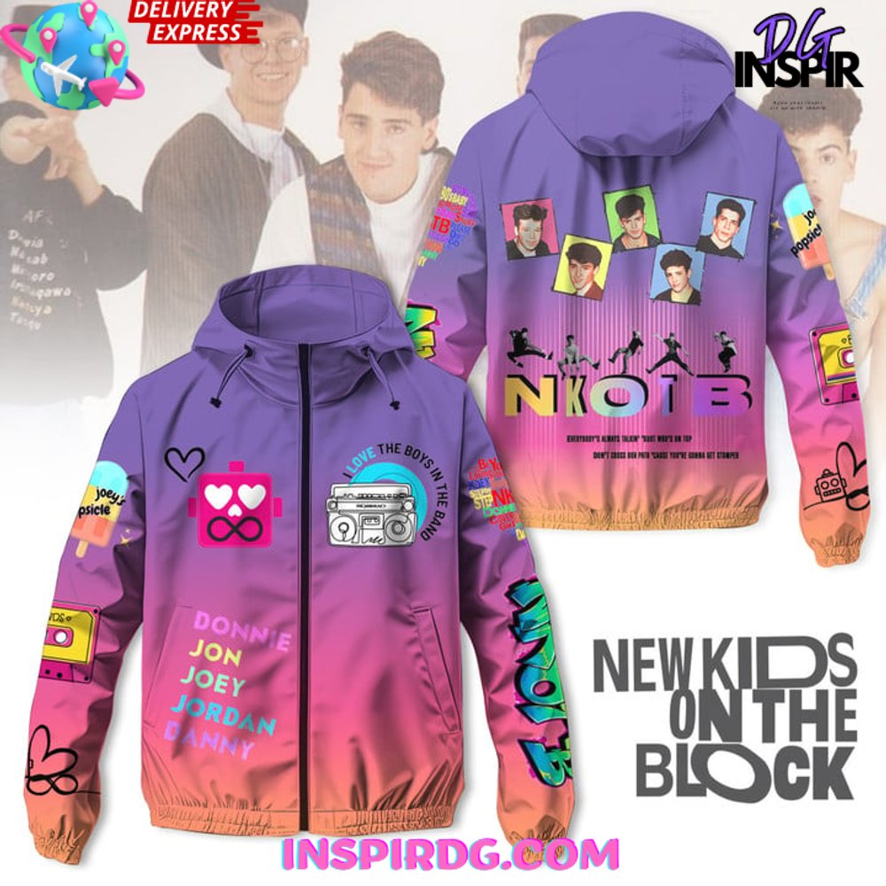 NKOTB Magic Summer Premium Zipper Hoodie 1