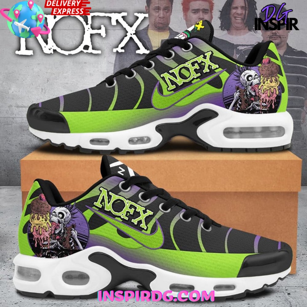 NOFX Band Limited Edition Air Max Plus Shoes 1