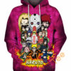 Naruto Ninja All Over Print Hoodie 3D 0