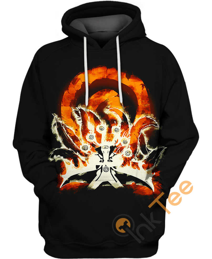 Naruto Uzumaki Hokage All Over Print Hoodie 3D 0