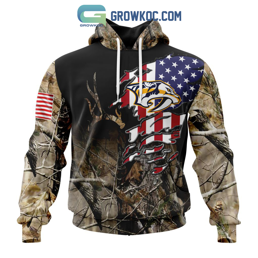 Nashville Predators NHL Special Camo Realtree Hunting Personalized Hoodie T Shirt2B1 OAQlJ