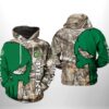 Ncaa Camo Veteran Hunting Hoodie Charlotte 49Ers All Over Print ZipUp Option 0