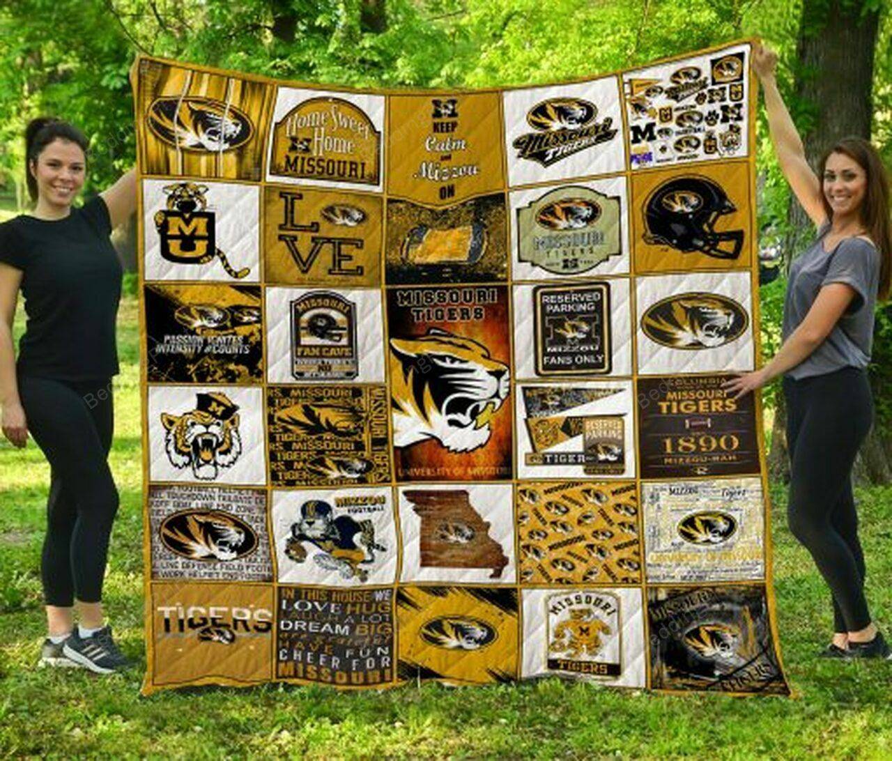 Ncaa Missouri Tigers Football Quilt Blanket