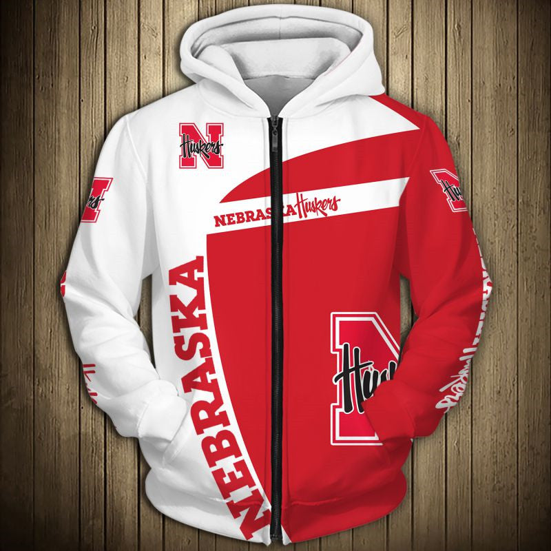 NebraskaCornhuskersTideZipUpHoodie3D 1 1000x