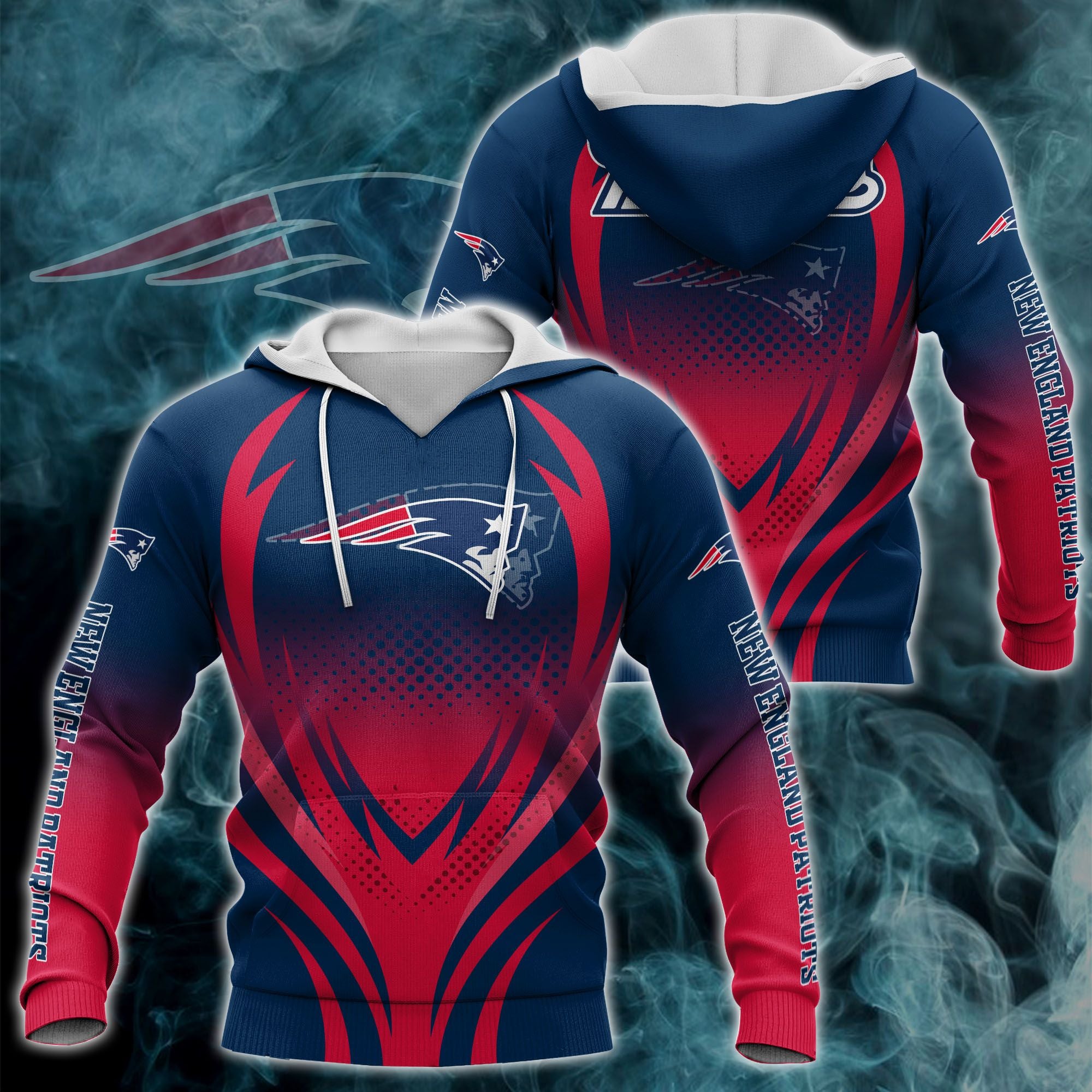 New England Patriots Hoodie 3D Cheap 3D Print Gifts for Fans 0