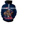 New England Patriots Hoodie UltraCool Design Zip Hoodie Pullover Nfl 0