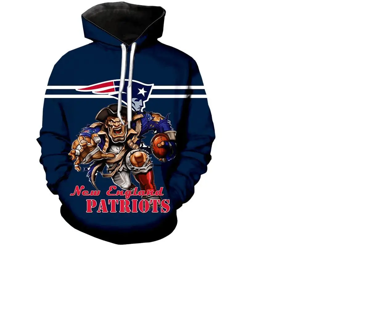 New England Patriots Hoodie UltraCool Design Zip Hoodie Pullover Nfl 0