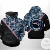 New England Patriots NFL Camo Team 3D Printed Hoodie Zipper Hooded Jacket