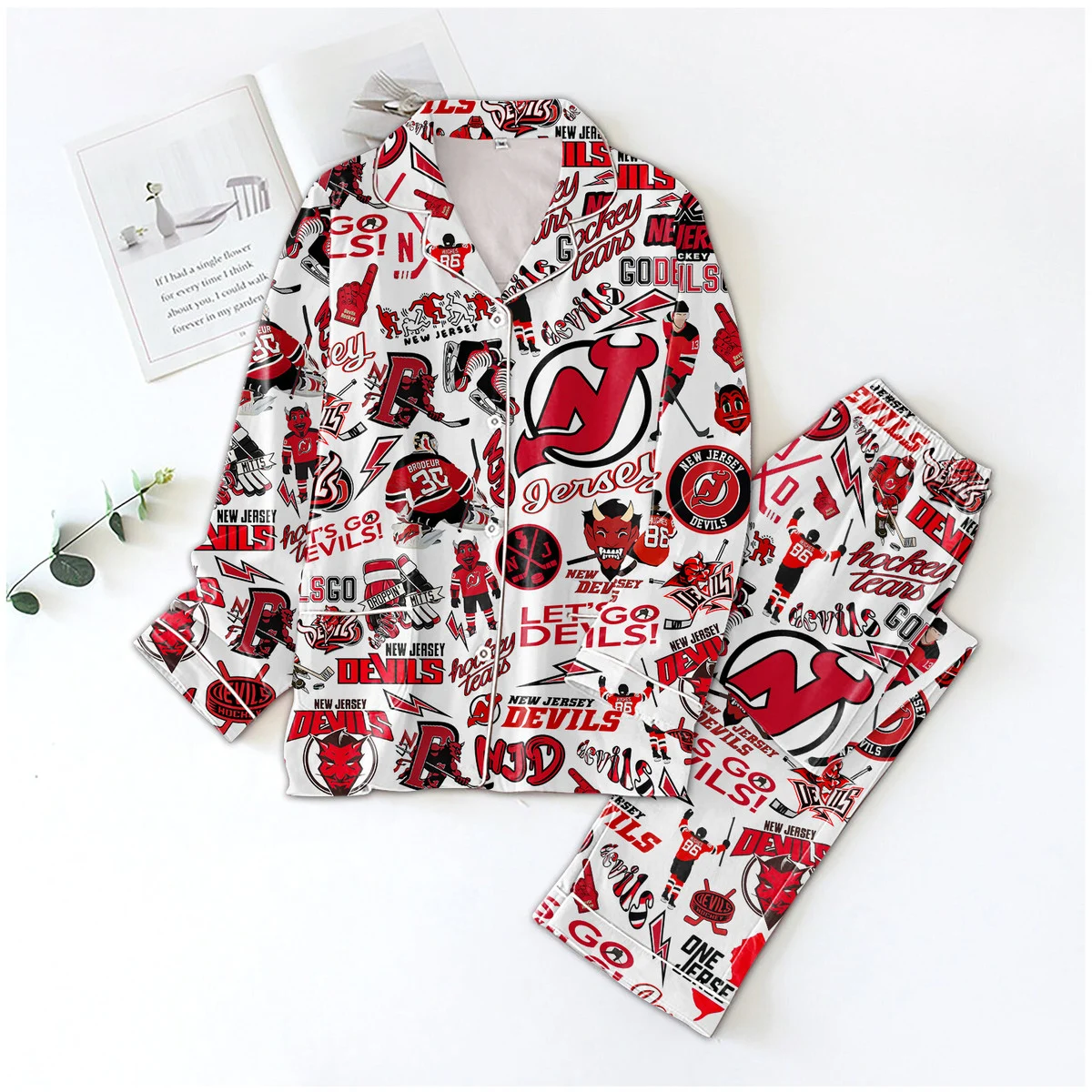 New Jersey Devils Icons Bundle Pajamas Set2B1 Kku5Q