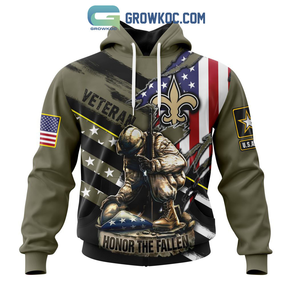 New Orleans Saints NFL Veterans Honor The Fallen Personalized Hoodie T Shirt2B1 6kPUH