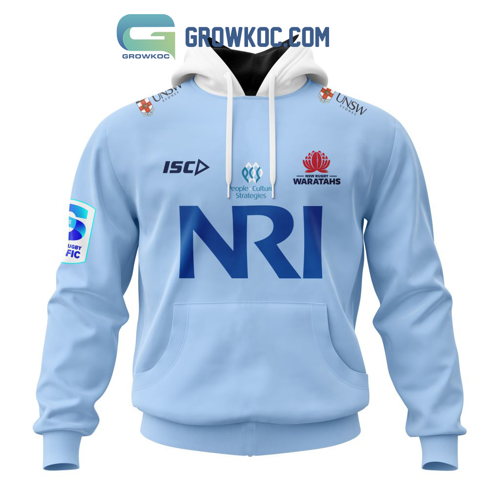 New South Whale Waratahs Personalized 2024 Home Super Rugby Fan Hoodie Shirts2B1 mrByI