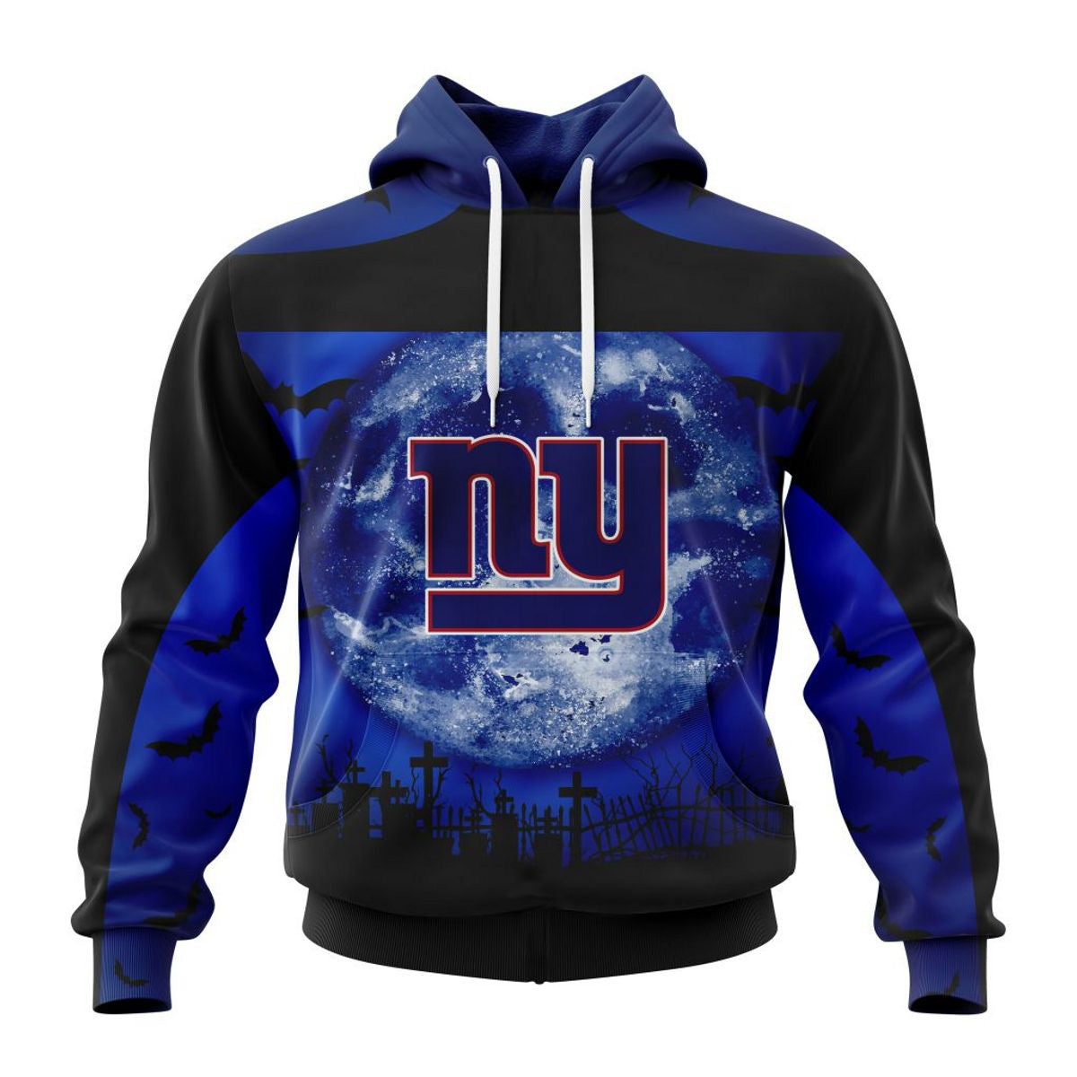 New York Giants Hoodie 3D Halloween Custom Name Number Gifts for Fans 0