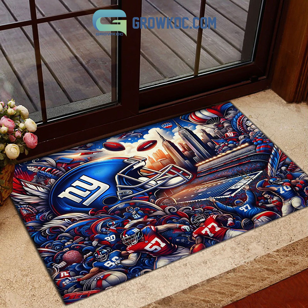 New York Giants MetLife Stadium Football Stadium Doormat2B1 Fdnui