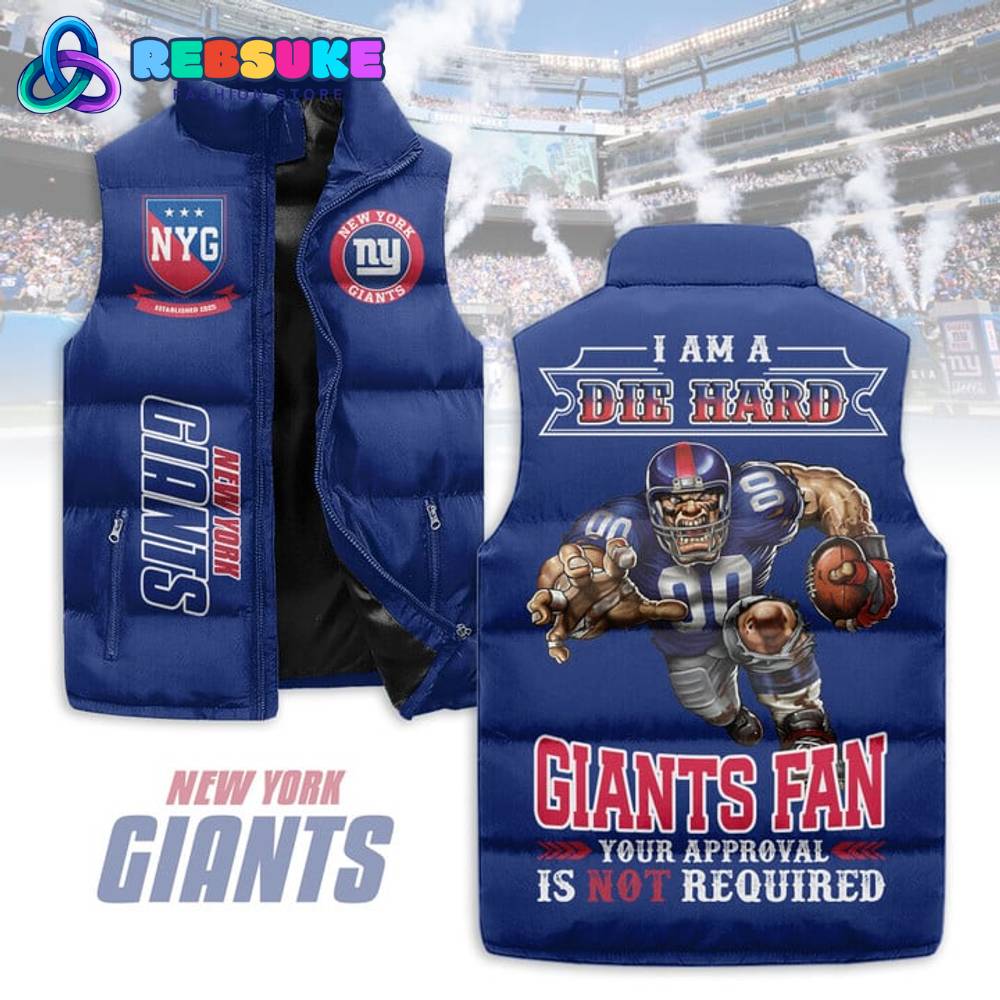 New York Giants NFL Die Hard Cotton Vest 1