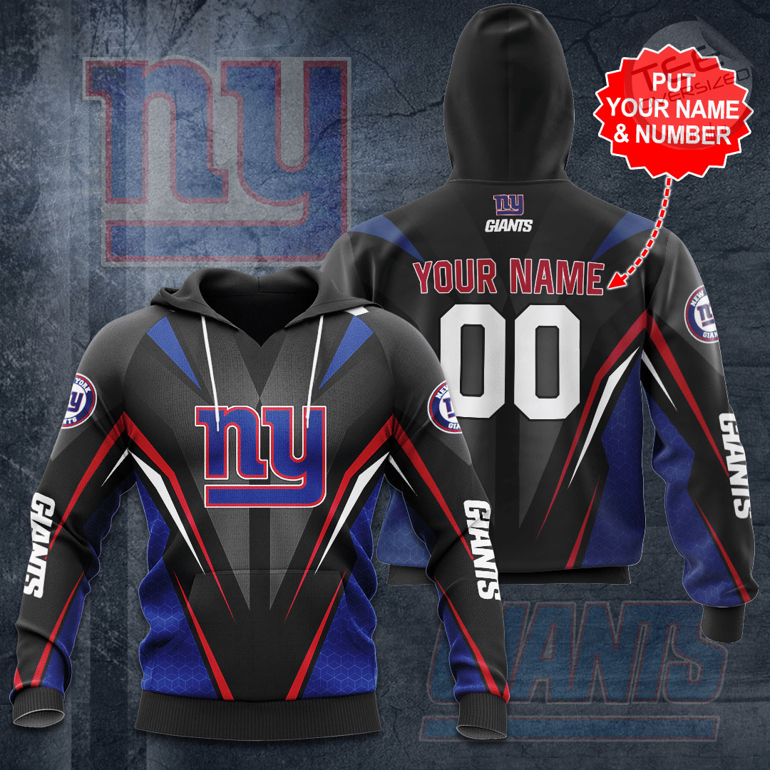 New York Giants hoodie 3D NFL Clothes 0