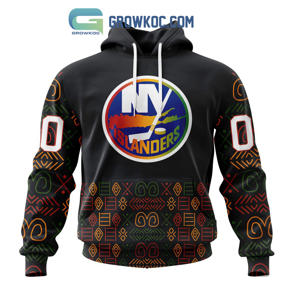 New York Islanders Black History Month Personalized Hoodie Shirts2B1 kKMLG