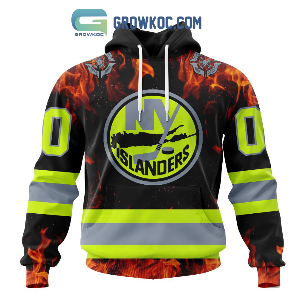 New York Islanders Honoring Firefighters Hoodie Shirts2B1 XgAZ2