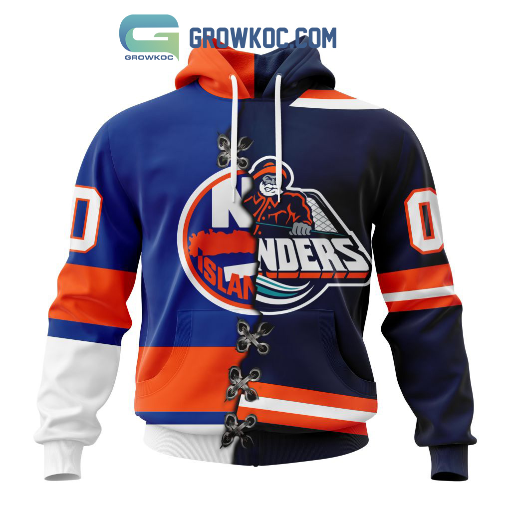 New York Islanders Mix Reverse Retro Personalized Hoodie Shirts2B1 Hskd2