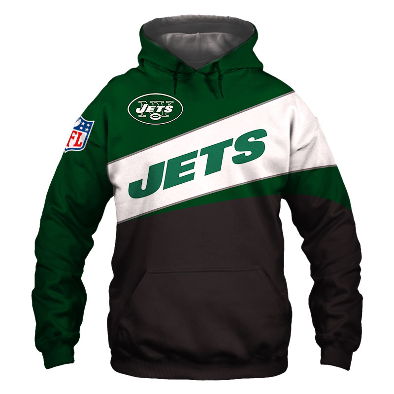 New York Jets All Over Print Zip Hoodie 3 Lines Graphic Custom All Over Print Hoodies 0