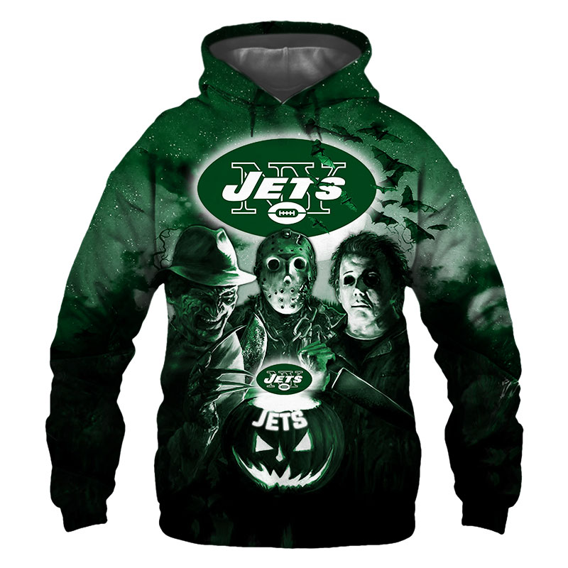 New York Jets Hoodie 3D Halloween Horror Night Gift for Fans 0