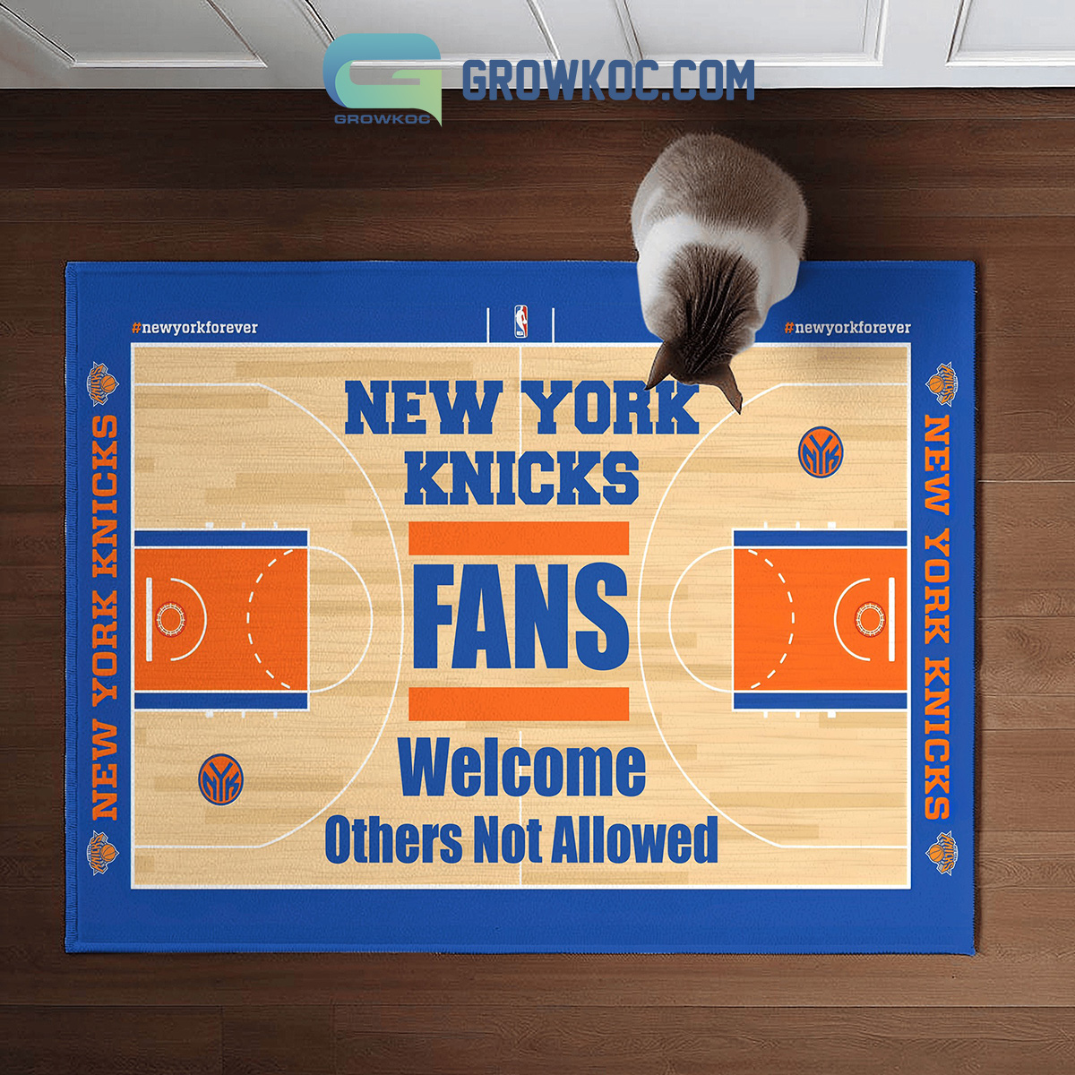 New York Knicks Fans Welcome Others Not Allowed Doormat2B1 1QbIi