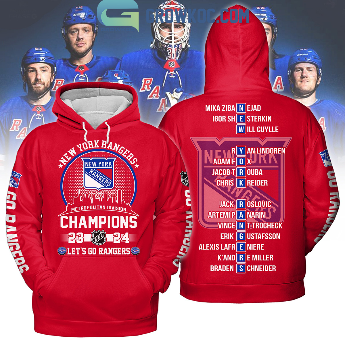 New York Rangers Metropolitan Division Champions 2024 Hoodie T Shirt2B1 Tiv5F