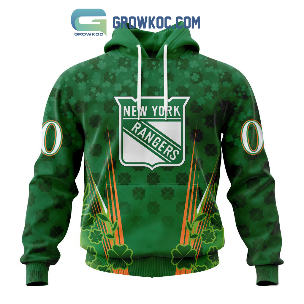 New York Rangers St. Patricks Day Personalized Hoodie Shirts2B1 VN09s