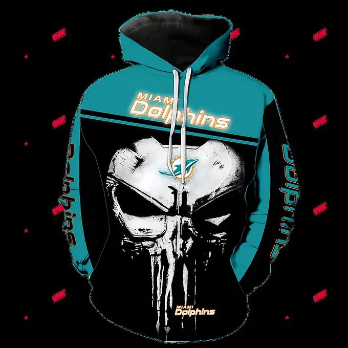 Nfl Miami Dolphins Hoodie 3D For Fans 0