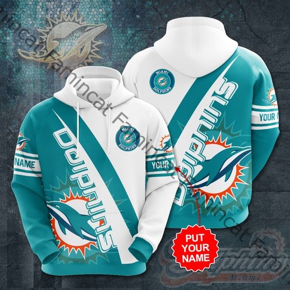 Nfl Miami Dolphins Hoodie 3D Full Printing 0
