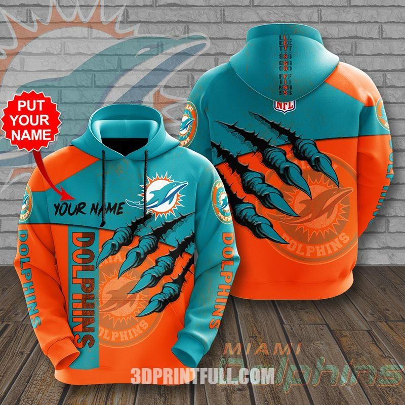 Nfl Miami Dolphins Hoodie 3D Hot For Fan 0