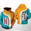 Nfl Miami Dolphins Hoodie Team 3D Printed 0