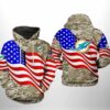 Nfl Miami Dolphins Hoodie Us Flag Camo Veteran Team 3D Printed 0