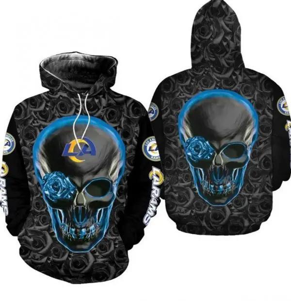 Nfl2BLos2BAngeles2BRams2BTeam2BSkull2BNfl2BGift2BFor2BFan2B3d2BHoodie Classic2BT Shirt Sweetdreamfly2BC490EN sMSnU 600x620 1