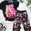 Nicki Minaj Gag City The Pink Friday 2 Tour Fleece Pajamas Set Black Design2B1 29anL