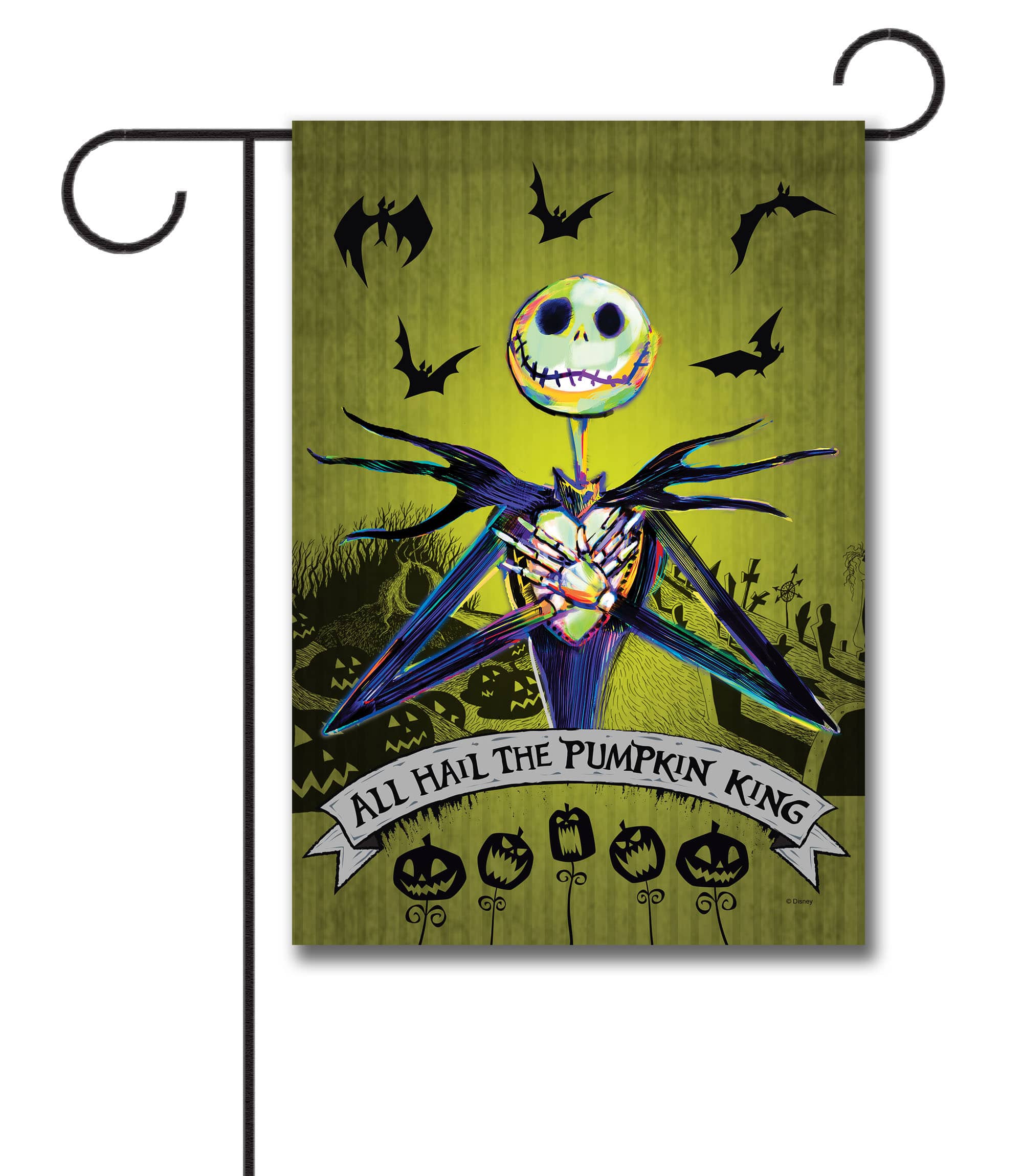 Nightmare Before Christmas Jack Halloween Garden Disney Flag