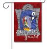 Nightmare Before Christmas Jack and Sally Love Garden Disney Flag