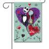 Nightmare Before Christmas Valentines Day Garden Disney Flag 1