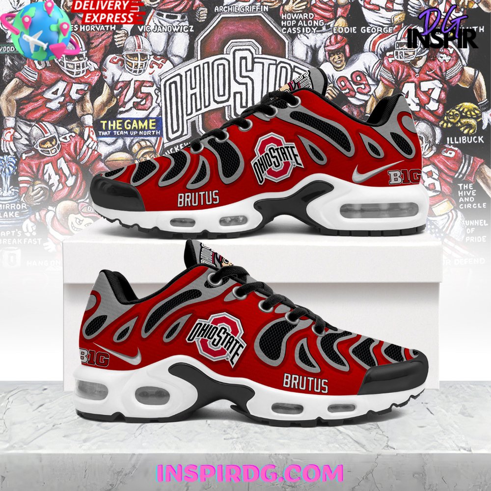 Ohio State Brutus Limited Edition Nike Air Max Plus Shoes 1