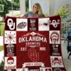 Oklahoma Sooners Quilt Blanket M2