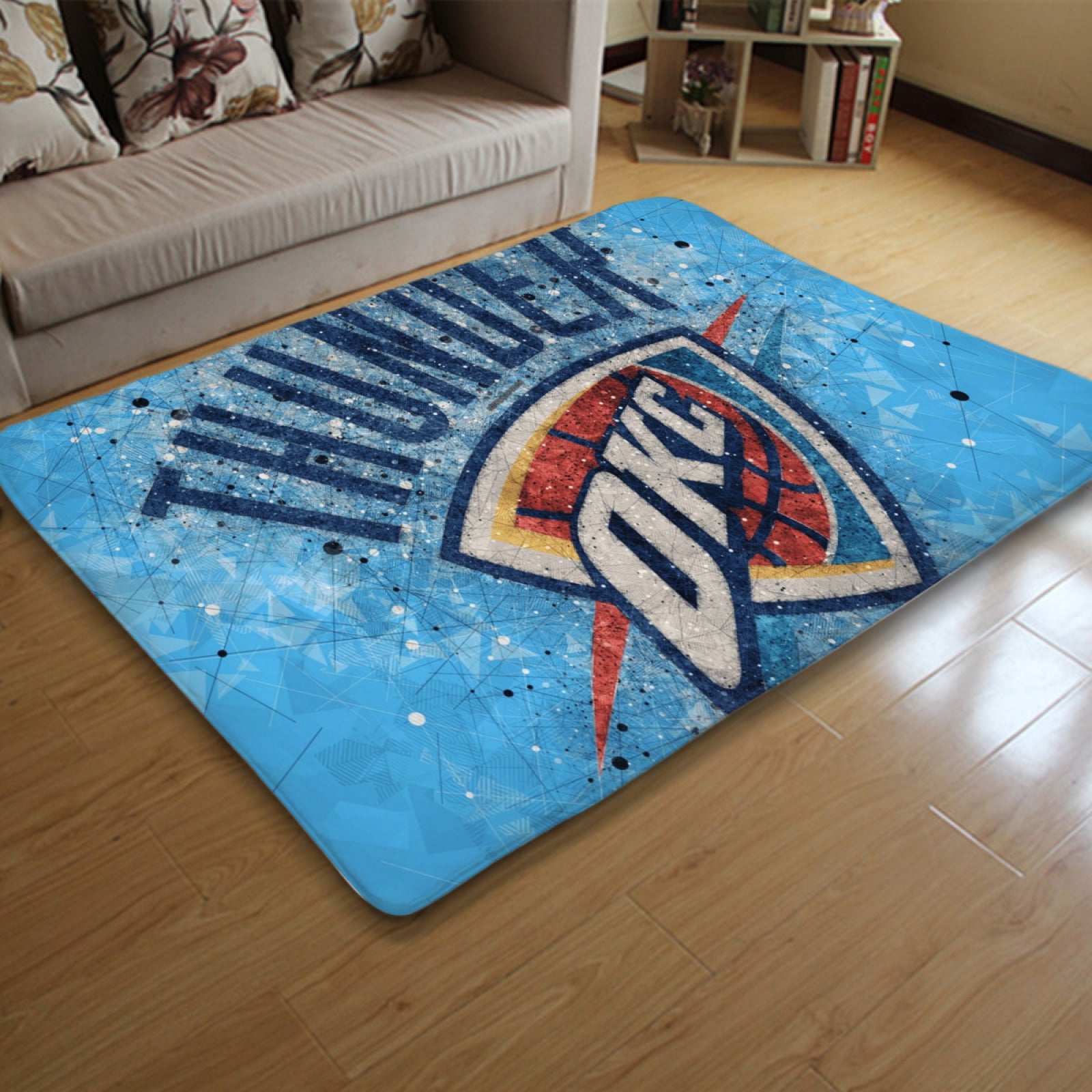 Oklahoma City Basketball Thunder Carpet Living Room Bedroom Mats Kitchen Bathroom Rugs 1 f54666e2 55a3 476e 9a1c 93cbad67bcde